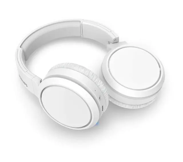 Alt view image 2 of 6 - Trucker Bluetooth Headset, Wireless Headset with Noise-Canceling Microphone, 2-in-One Convertible Mono & Stereo Design Headphone (White)