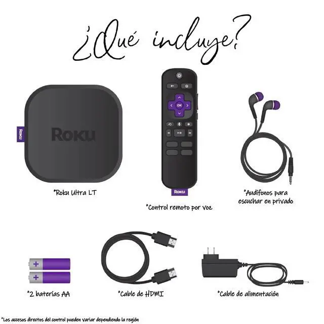 Alt view image 3 of 7 - Ultra LT (2023) HD/4K/HDR Dolby Vision Quad-Core Streaming Player with HDMI Cable, Headphones, Voice Remote w/Private Listening, Ethernet