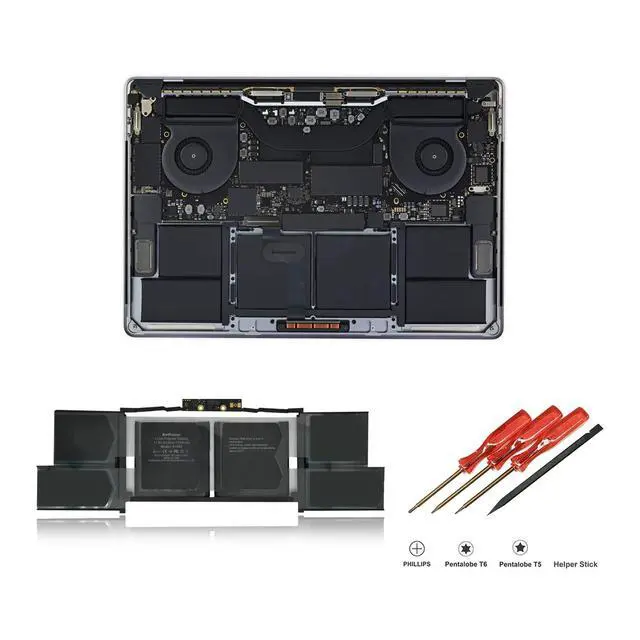 Alt view image 2 of 7 - A1953 Replacement Laptop Battery for Apple Mid 2018 2019 MacBook Pro 15-inch A1990 EMC 3215 EMC 3359 BTO/CTO Battery MacBook Pro 15" Touch Bar A1990 Apple A1953 Battery 83.6Wh
