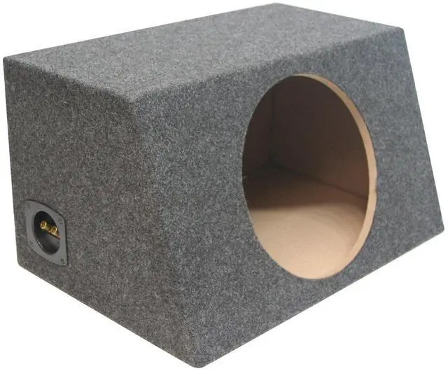 Main image of Car Audio Single 15" Sealed Subwoofer Salnted Hatchback Stereo Sub Box Enclosure