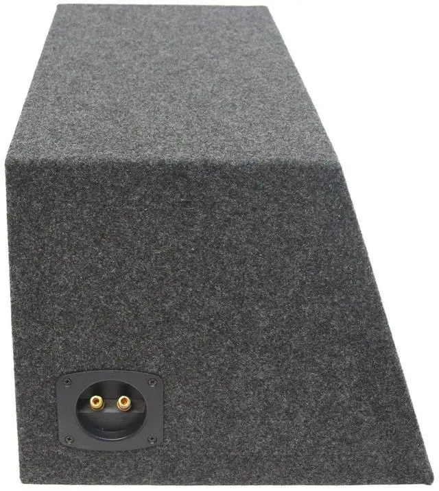 Alt view image 2 of 5 - Car Audio Single 15" Sealed Subwoofer Salnted Hatchback Stereo Sub Box Enclosure