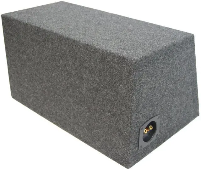 Alt view image 4 of 5 - Car Audio Single 15" Sealed Subwoofer Salnted Hatchback Stereo Sub Box Enclosure