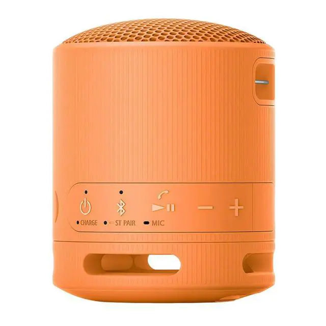Alt view image 6 of 7 - SRS-XB100 Wireless Bluetooth Portable Travel Speaker Bundle (Orange) | Travel case, Strap, (2 items)