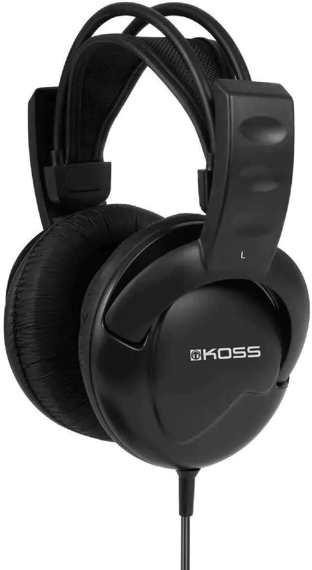 Main image of UR20 Over-Ear Headphones, Sling Headband, Black, Wired 3.5mm Plug
