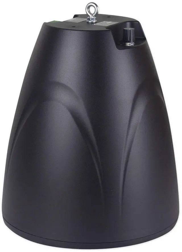 Alt view image 2 of 6 - PEN-65T Black 6.5" 70V Hanging Pendant Speaker, 2-Pack | 70V/100V Transformer Taps: 40W, 20W, 10W, 5W or 8 Ohm 60W RMS, Euroblock Terminals, Deep Bass, for Restaurants
