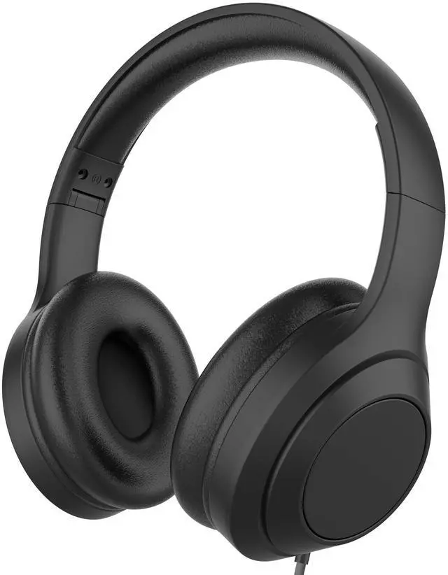 Main image of OSH140 Over The Ear Headphones with Wired USB-C Connection, 40mm Drivers, Protective Case Included, Inline Mic, Studio Grade Earpads, Collapsible Folding Earcups, Black