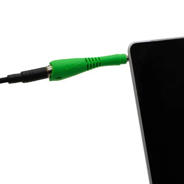Alt view image 7 of 7 - Fishbone 25 Pack Flexible 3.5 mm TRRS Adapter, Green