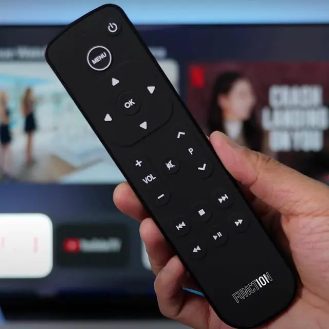 Alt view image 5 of 6 - Button Remote for Apple TV (Bluetooth) - 5 Pack | Compatible with Apple TV 4K & HD | Non-Siri, No Voice Control | No Apple TV Line of Sight Required | 2 AAA Batteries Included