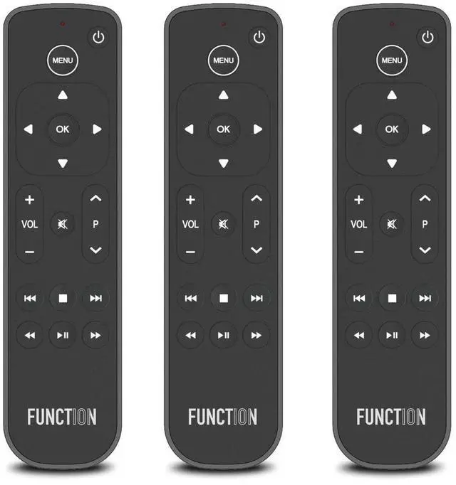 Main image of F101-ATVRM 3-Pack | Replacement Button Remote for Apple TV | Infrared Connectivity | 2 AAA Batteries Included