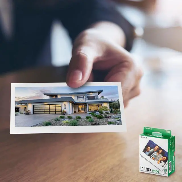 Alt view image 6 of 7 - Instax Wide Instant Film Twin Pack with Sunshine Photo Microfiber Cloth... (3 Pack-60 Sheets)