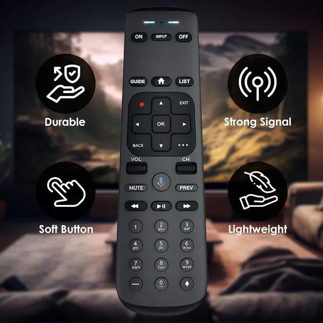 Alt view image 5 of 7 - Buck AT&T DirecTV Stream RC83V IR/RF Universal Gemini Voice Remote Control - Replacement for Gemini Air, 10701-A4-002, P21KW-500, C71KW-200 & C71KW-400 Osprey Receiver Set-Top Boxes (RC4693701/01BR)