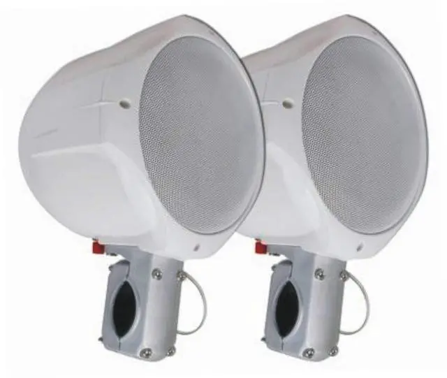 Main image of MCM Custom Audio 60-10020 6 1/2" Marine Wakeboard Two-Way Speaker Pair - White