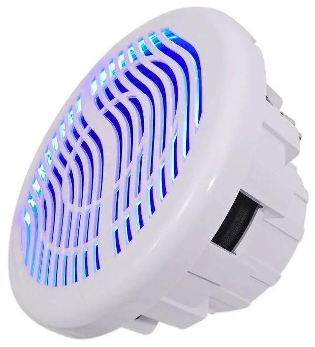 Alt view image 4 of 7 - MS12LW 12" White Marine/Boat Free Air Subwoofer with LEDs, 2-Pack | 2800W Peak, 700W RMS, Dual 4-Ohm, 2" 4-Layer Voice Coil, 100 Oz Magnet, ABS Basket, Polypropylene Cone, 20Hz-4kHz