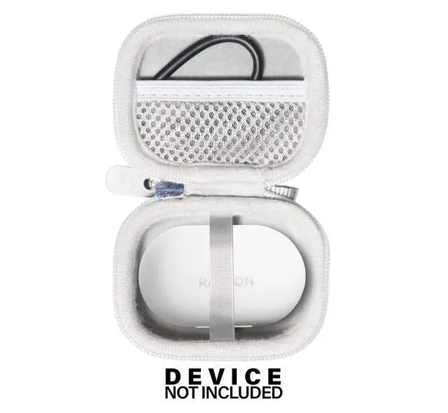 Alt view image 3 of 5 - Case for Raycon The Everyday Bluetooth Wireless Earbuds (Matte White)