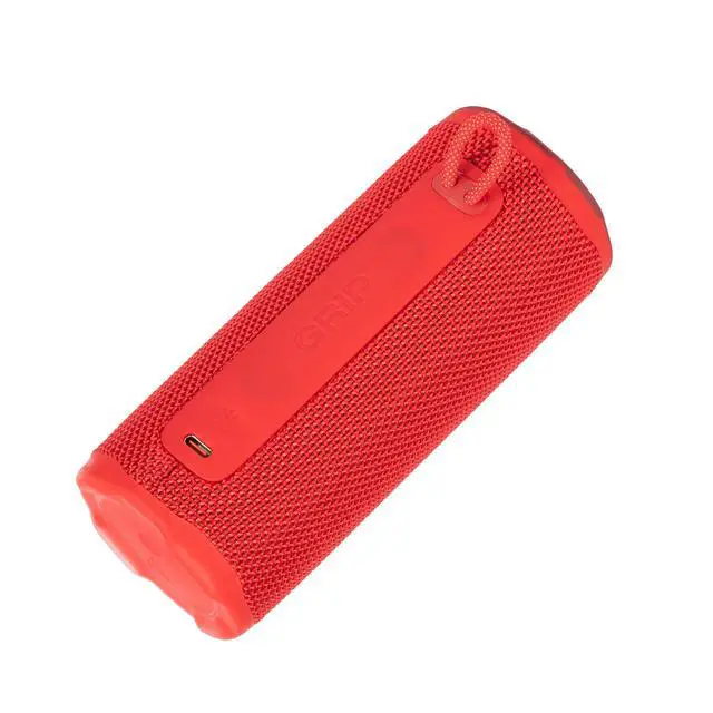 Alt view image 7 of 7 - Grip Portable Bluetooth Speaker Red (GRIPRD) IP68 Waterproof & Dustproof | Bluetooth 5.4 | AI Sound Boost | 14-Hour Battery | Includes Carrying Case & Cleaning Cloth