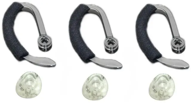 Main image of 3-Pack Ear Tips & Ear Hooks for Plantronics CS540 Savi, S | 3-pack small ear tips, ear hooks & foam fit kit for Plantronics CS540, Savi W440/W740/W745 and WH500 wireless headsets
