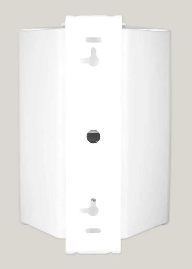 Alt view image 4 of 7 - WET-6W White 6.5" 70V Commercial Indoor/Outdoor Wall Speaker | IPX55 Waterproof, Adjustable Tap 20W, 15W, 10W, 5W, 2.5W, Swivel Bracket, 1" Tweeter, Vented, ABS Cabinet, 8 Ohm
