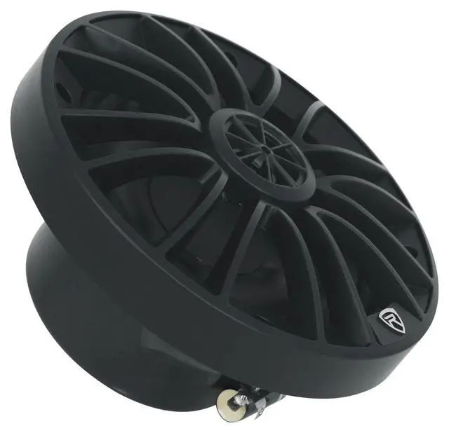 Alt view image 4 of 7 - RM-PREMIUM-65 Black 6.5" 4-Ohm, Marine Boat Speakers Pair | 600W Peak, 150W RMS, 35Hz-20kHz, 93dB Sensitivity, True Coaxial Design, Weather-Resistant Grilles, Mounting Screws