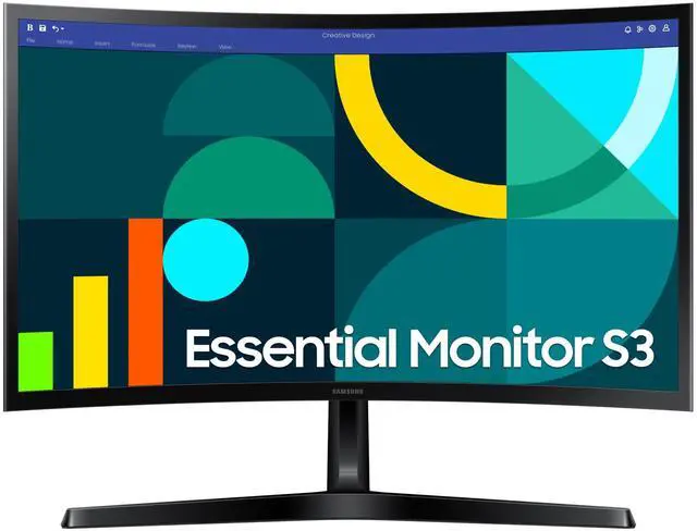 Main image of S3 S36GD 24-in 100 Hz Curved Computer Monitor - LS24D368GANXZA