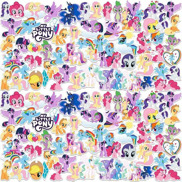 Main image of My Little Pony: Friendship is Magic 200 Vinyl Stickers Waterproof Die-Cut
