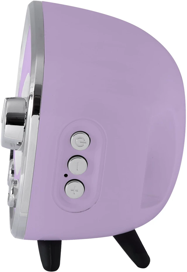 Alt view image 6 of 7 - CR3039A-LN Rondo Portable Bluetooth Speaker, Lavender Bluetooth In, Built-In Speaker, Rechargeable Lithium-Ion Battery, Up to 27 Hours of Listening at 50% Volume, USB Playback