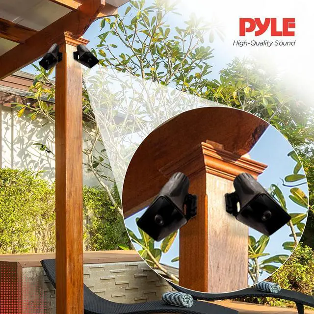 Alt view image 5 of 6 - 4 Pack 6" Portable PA Horn Speaker for Indoor/Outdoor Use, 65W Peak Power, Black