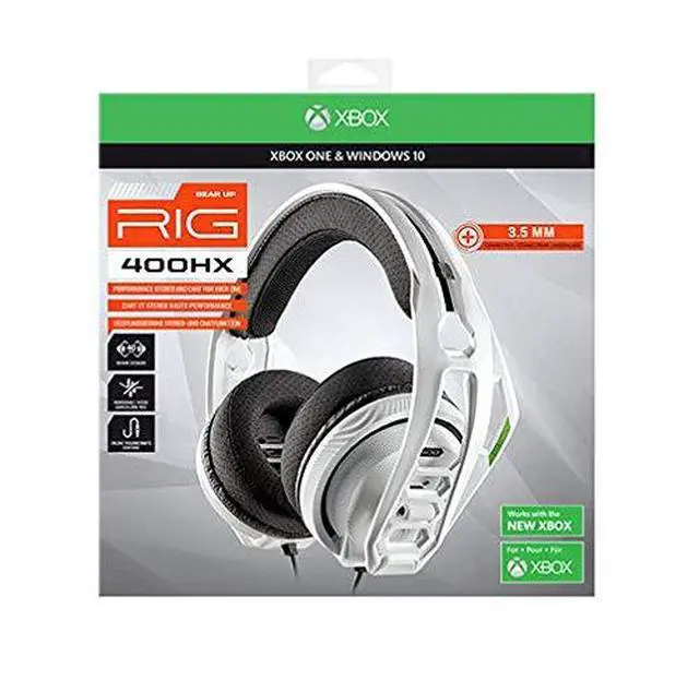 Alt view image 7 of 7 - Nacon RIG RIG400HXW Gaming Headphones, Multi-platform compatibility, White