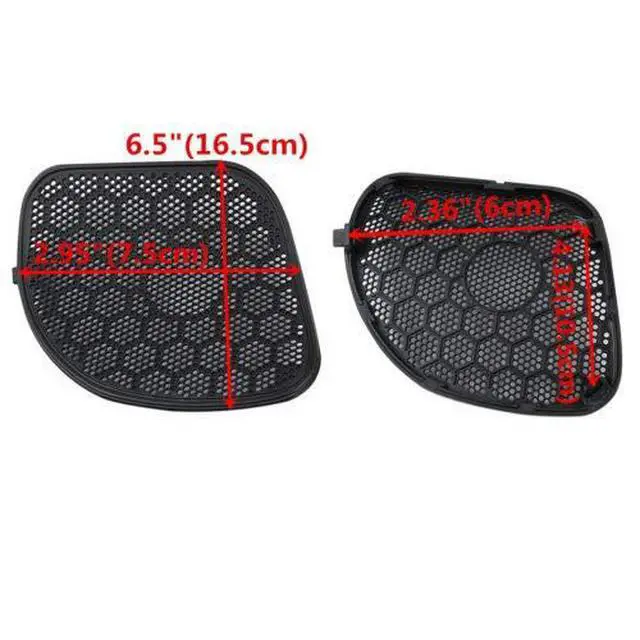 Alt view image 2 of 7 - Fairings Glove Box Doors +Speaker Grilles For Harley Road Glide 2015-2023 FLTRX Ultra FLTRU Special FLTRXS CVO Ultra FLTRUSE Matte black