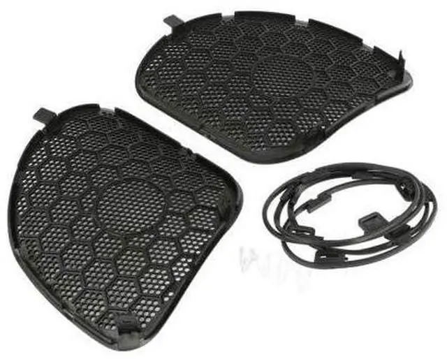 Alt view image 4 of 7 - Black Front Fairing Speaker Grilles Mesh Covers Fits for Harley Road Glide FLTRX 2015-2023