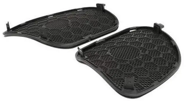 Alt view image 6 of 7 - Black Front Fairing Speaker Grilles Mesh Covers Fits for Harley Road Glide FLTRX 2015-2023