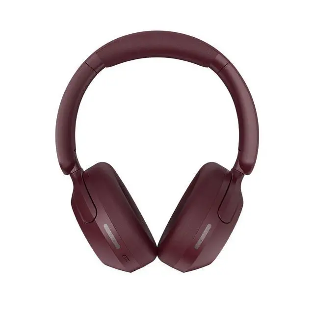 Alt view image 2 of 4 - Cubitt Power Headphones with Hybrid ANC | Bluetooth 5.4 Over-Ear Headphones with 60H Playtime, 4 Mics, Auto-Pause, Transparency Mode, Low Latency, Foldable Design, USB-C Fast Charging - Deep Burgundy