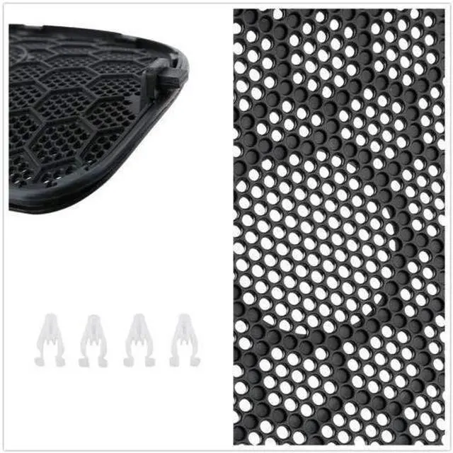 Alt view image 7 of 7 - Black Front Fairing Speaker Grilles Mesh Covers Fits for Harley Road Glide FLTRX 2015-2023