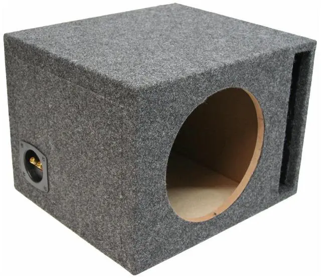Main image of Car Audio Single 12" Vented Subwoofer Stereo Sub Box Ported Enclosure 3/4" MDF