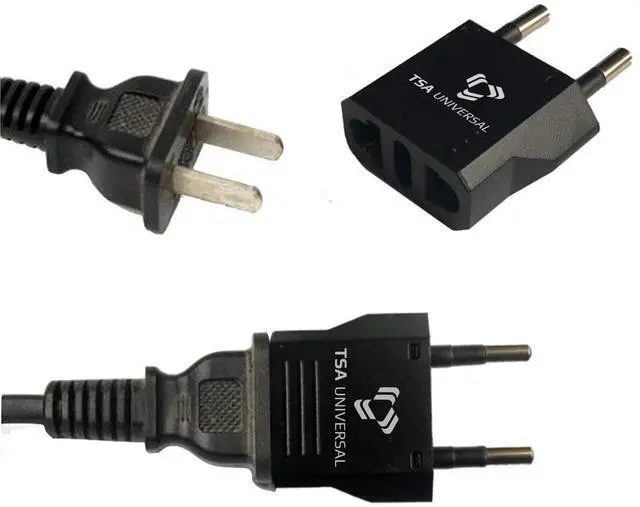 Alt view image 2 of 4 - United States to Bulgaria Travel Power Adapter to Connect North American Electrical Plugs to Bulgarian Outlets for Cell Phones, Tablets, eReaders, and More (2-Pack, Black)