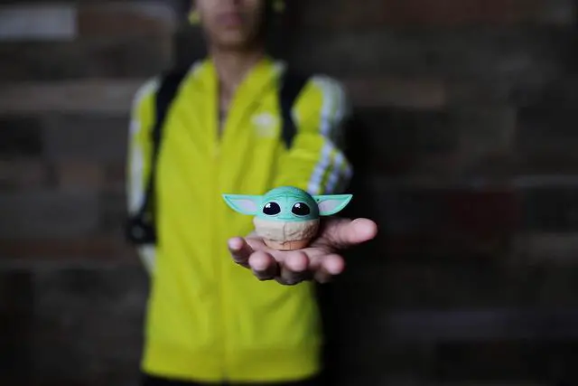 Alt view image 6 of 7 - Star Wars The Mandalorian: Grogu - Mini Bluetooth Speaker, Multicolored