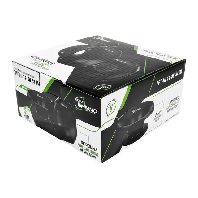 Alt view image 5 of 5 - TPT-HL14-50 Slim 2 Exit Throat - Designed for Car Door Installation Pro Audio