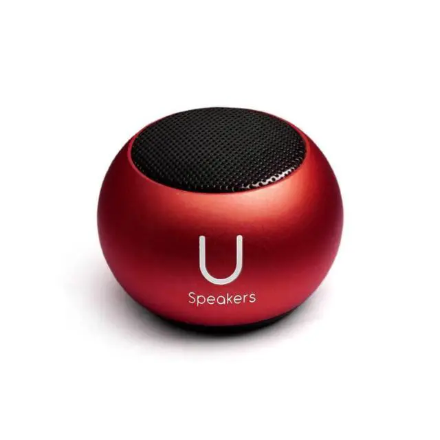 Alt view image 2 of 7 - U Speakers Mini Portable Wireless Bluetooth Speaker with Magnetic Base, Mic & Selfie Remote Control Active Lifestyle Travel Home Office Bundle with Coordinating Speaker, Pairing