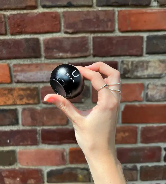 Alt view image 3 of 7 - U Speakers Mini Portable Wireless Bluetooth Speaker with Magnetic Base, Mic & Selfie Remote Control Active Lifestyle Travel Home Office Bundle with Coordinating Speaker, Pairing