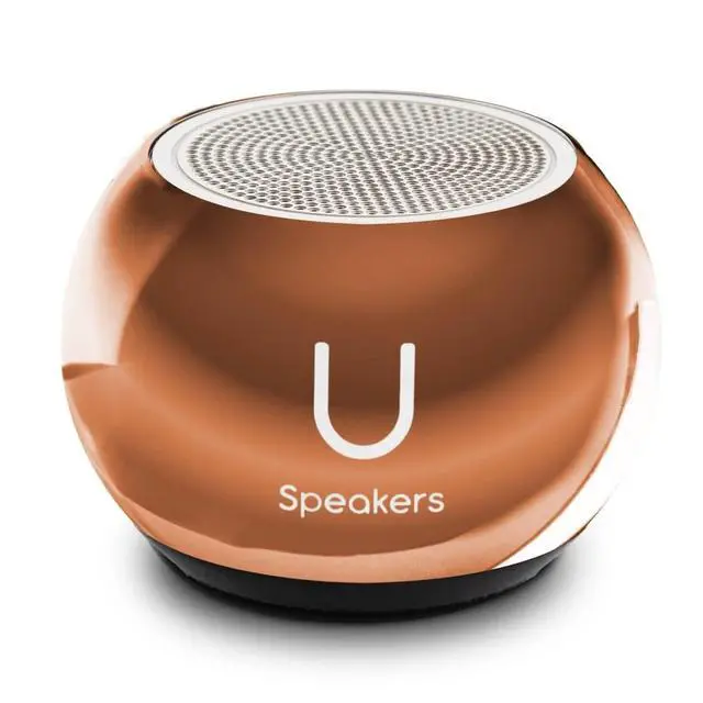 Alt view image 3 of 6 - U Speakers Mini Mirror Portable Wireless Bluetooth Speaker with Magnetic Base, Mic & Selfie Remote Control Active Lifestyle Travel Home Office Bundle with Coordinating Speaker, Pairing