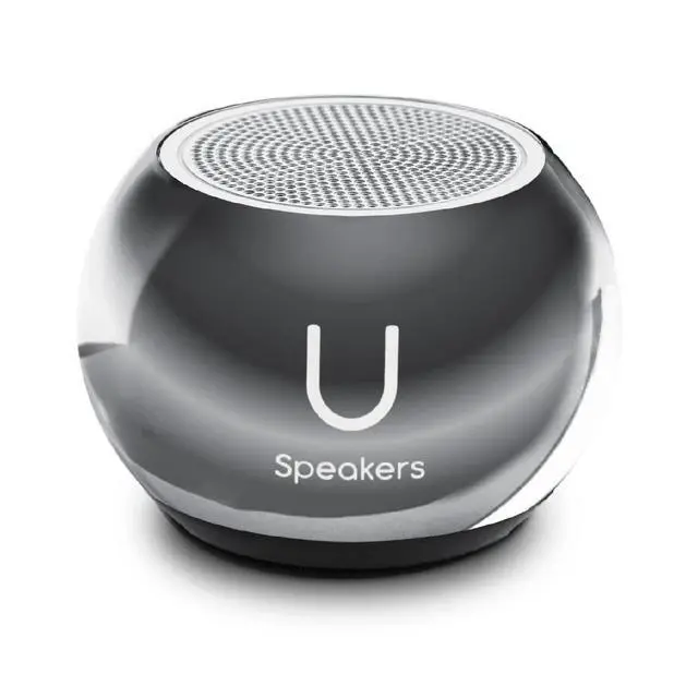 Alt view image 2 of 6 - U Speakers Mini Mirror Portable Wireless Bluetooth Speaker with Magnetic Base, Mic & Selfie Remote Control Active Lifestyle Travel Home Office Bundle with Coordinating Speaker, Pairing