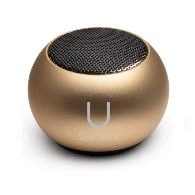 Alt view image 2 of 6 - U Speakers Mini Portable Wireless Bluetooth Speaker with Magnetic Base, Mic & Selfie Remote Control Active Lifestyle Travel Home Office Bundle with Coordinating Speaker, Pairing