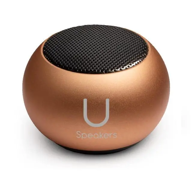 Alt view image 3 of 6 - U Speakers Mini Portable Wireless Bluetooth Speaker with Magnetic Base, Mic & Selfie Remote Control Active Lifestyle Travel Home Office Bundle with Coordinating Speaker, Pairing