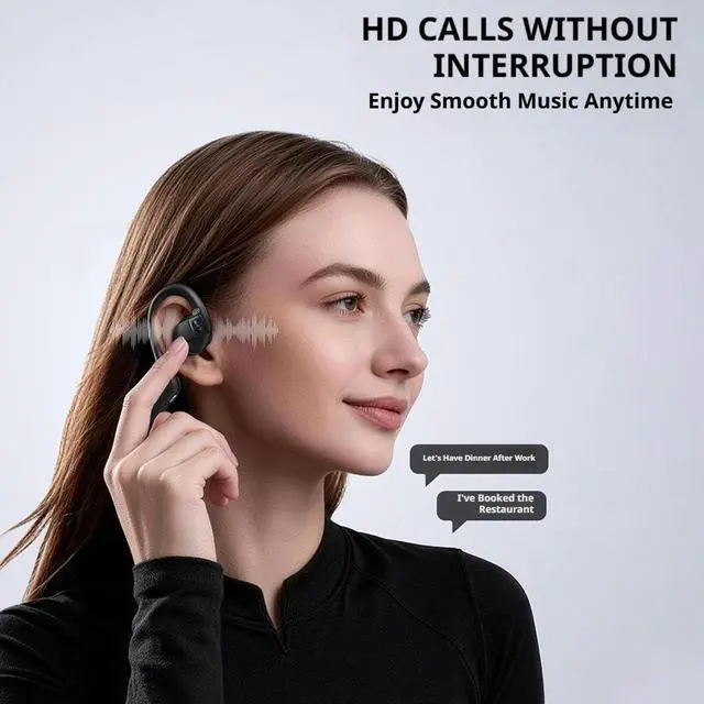 Alt view image 7 of 7 - Open-Air Wireless Bluetooth Headphones with Camera, Comfort Fit, Long Battery Life, Hands-Free POV Camera, Supporting AI Translation & Smart Conversation, Suitable for Fitness and Travel