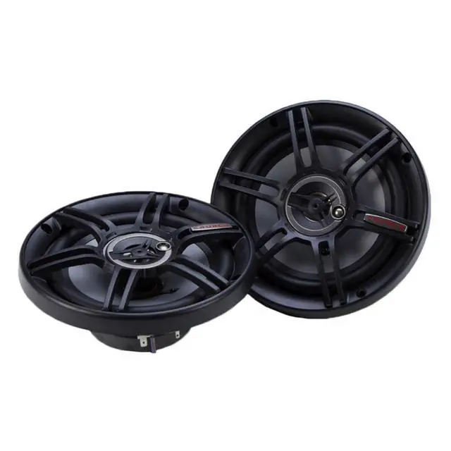 Alt view image 7 of 7 - 6.5 Inch 3 Way Full Range Car Audio Speakers, 300 Watt Max, 2 Pair | 4 Speaker Set with 1-Inch Tweeters and Spade Terminal Connectors for Car and Truck Stereo Sound Systems