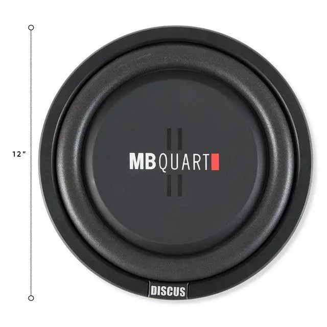 Alt view image 4 of 7 - DS1-304 Discus Shallow Mount Subwoofer (Black) 12 Inch Subwoofer, 600 Watt, Car Audio, 2 Inch Voice Coils, UV Rubber Surround, Best in Sealed Enclosures