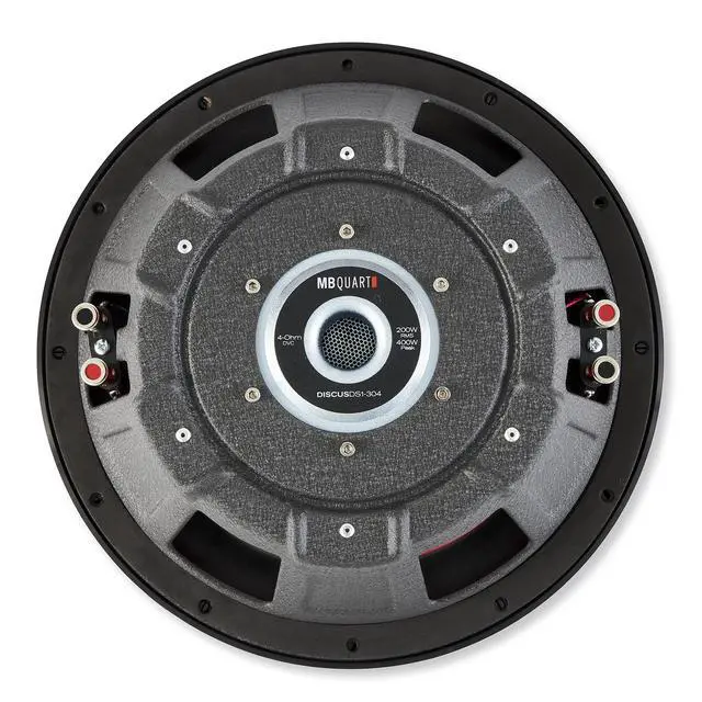 Alt view image 3 of 7 - DS1-304 Discus Shallow Mount Subwoofer (Black) 12 Inch Subwoofer, 600 Watt, Car Audio, 2 Inch Voice Coils, UV Rubber Surround, Best in Sealed Enclosures