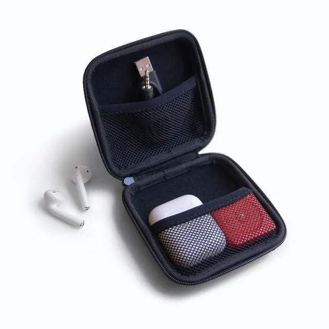 Alt view image 4 of 7 - Carrying Case | Fits a, Charging Cable, Wired or Wireless Headphones