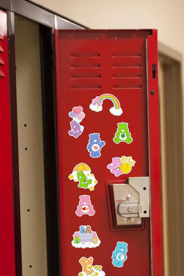Alt view image 6 of 6 - Care Bears Classic 200 Vinyl Stickers Waterproof Die-Cut Decals Laptop