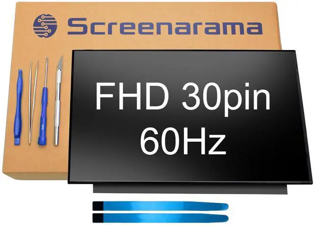 Main image of Screen Replacement for Lenovo Legion 17ACH6H 82JY 17IMH05H 81Y8 | 30pin 60Hz FHD Matte IPS 1920x1080 LCD LED Display with Tools