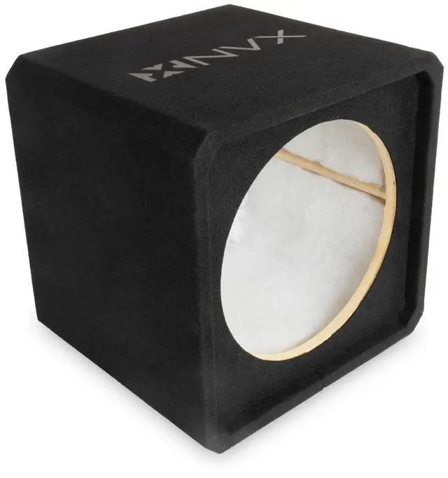 Main image of 5" Sealed MDF Black Carpeted Subwoofer Enclosure 2.1 Cu. Ft. with Polyfil